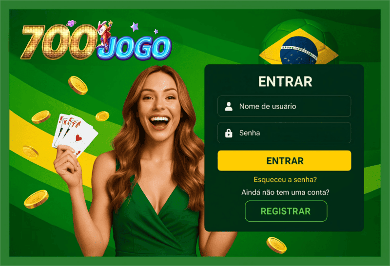 Não Perca tempo, o rRgistro na site 700JOGO